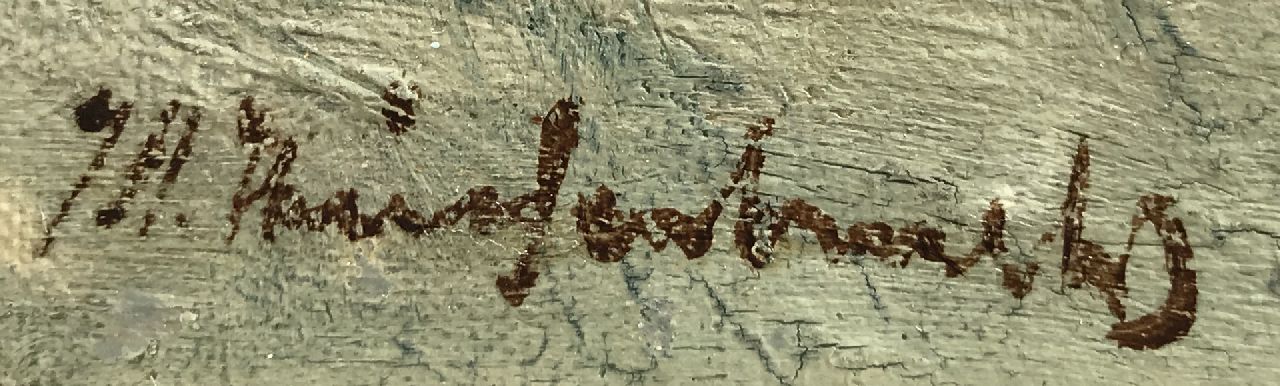 Jan Hendrik Weissenbruch signaturen In de venen