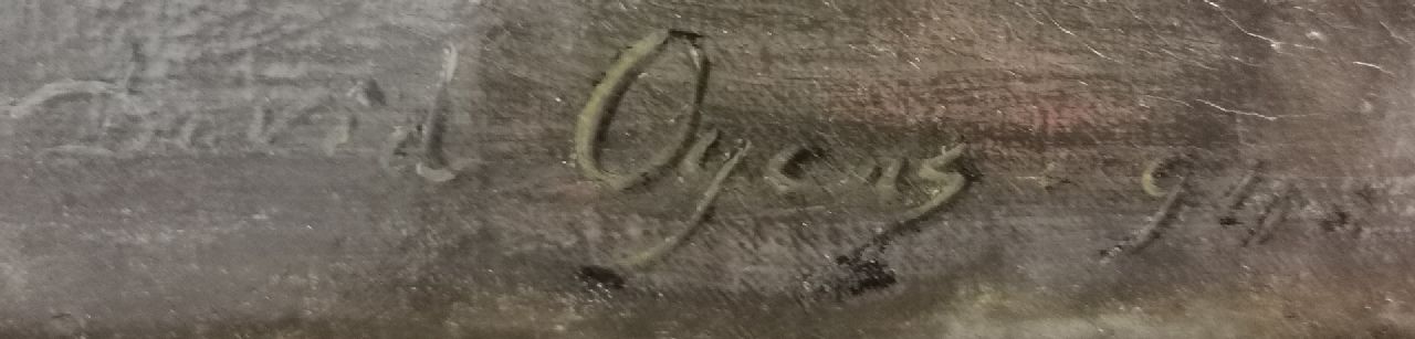 David Oyens signaturen Het ochtendtoilet