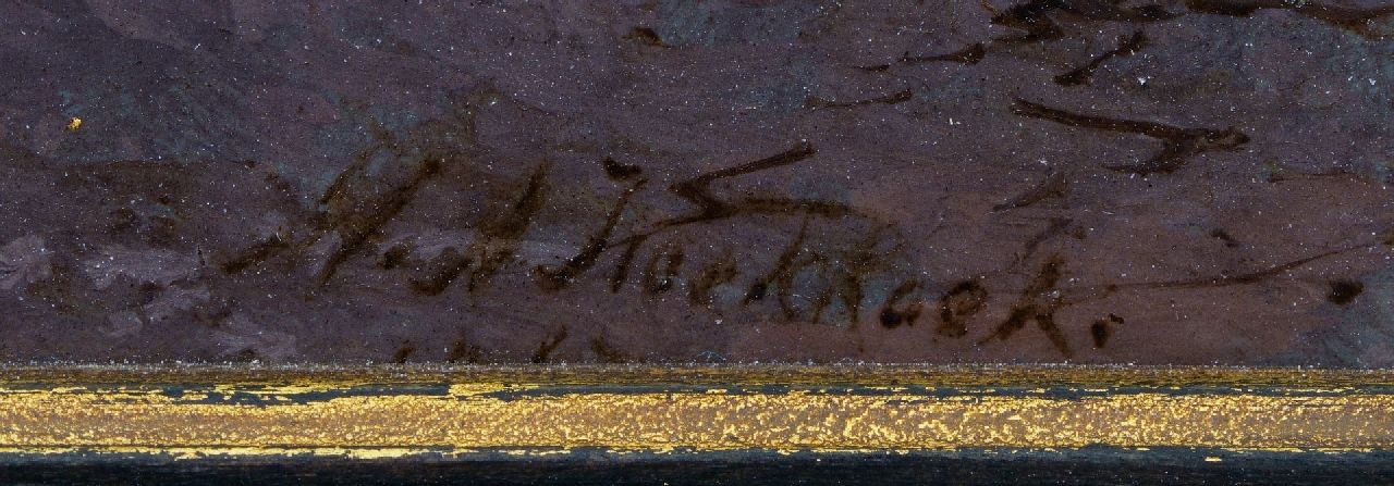 Marinus Adrianus Koekkoek I signaturen Rijnlandschap