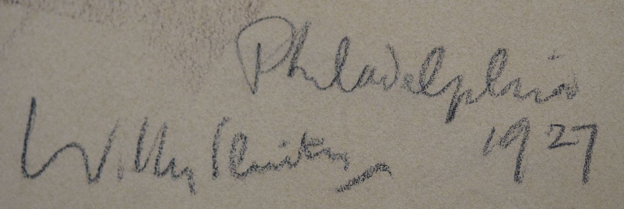 Willy Sluiter signaturen Grondwerkers, Philadelphia