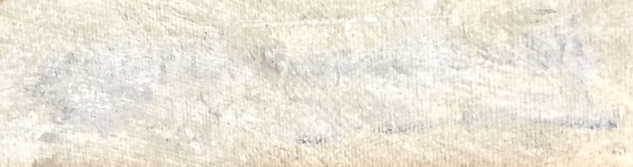 Cornelis Vreedenburgh signaturen Afgemeerde zeilboten op de Loosdrechtse Plassen