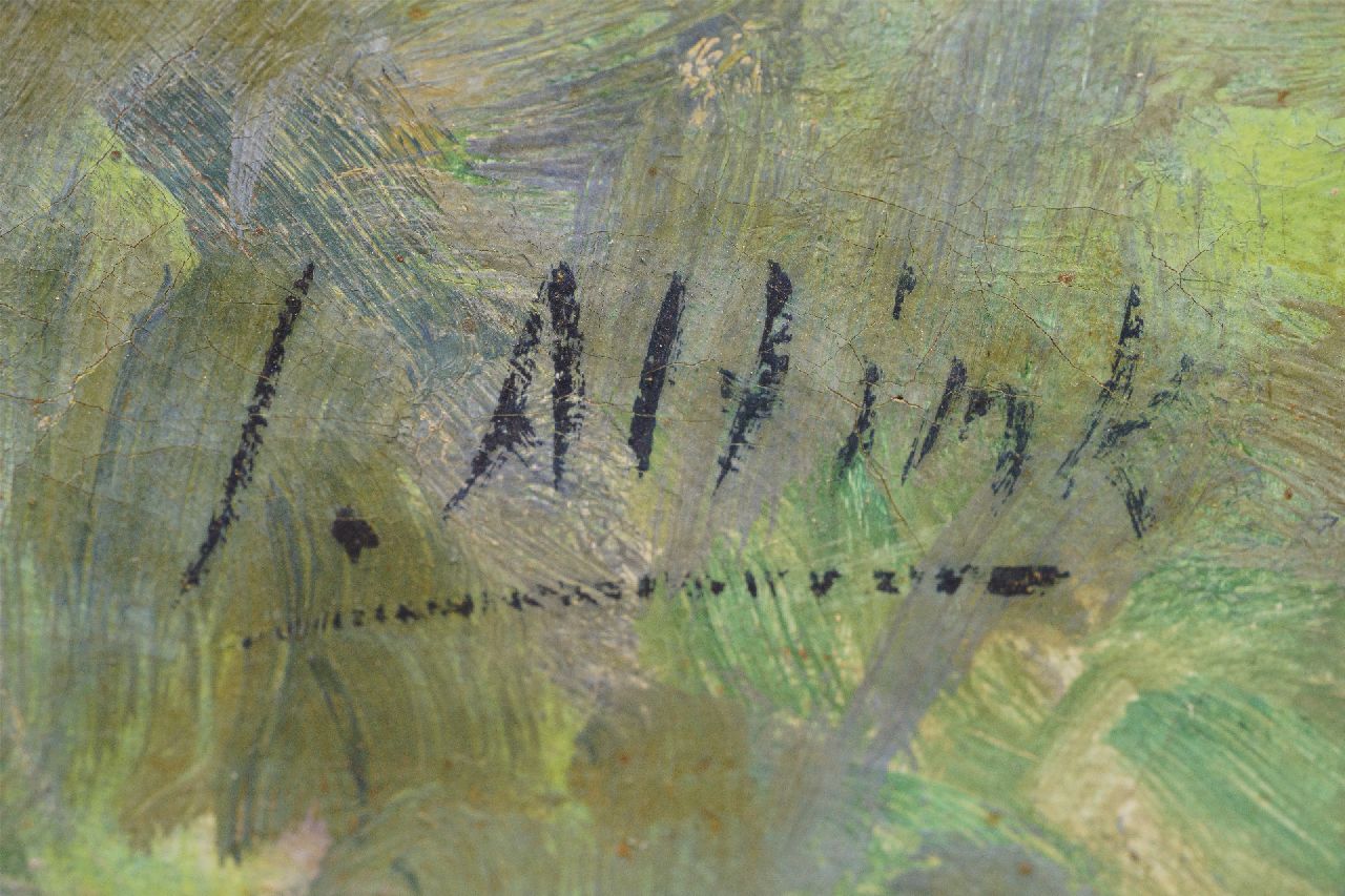 Jan Altink signaturen Landschap met huis
