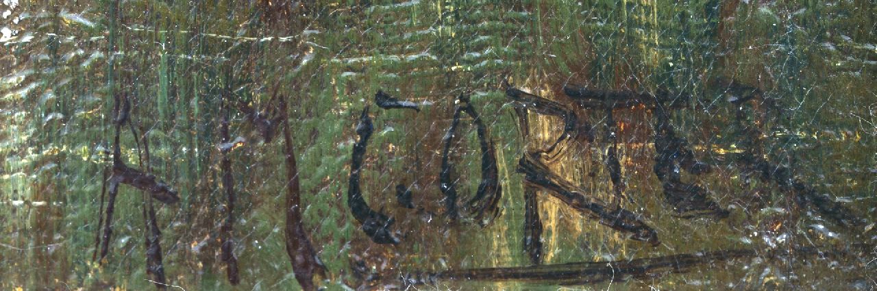 Arnold Gorter signaturen De Vordense beek