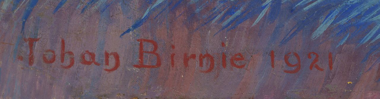 Johan Birnie signaturen Bollenvelden