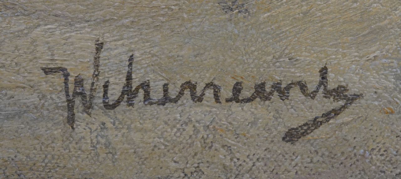 Johan Frederik Cornelis Scherrewitz signaturen Garnalenvisser