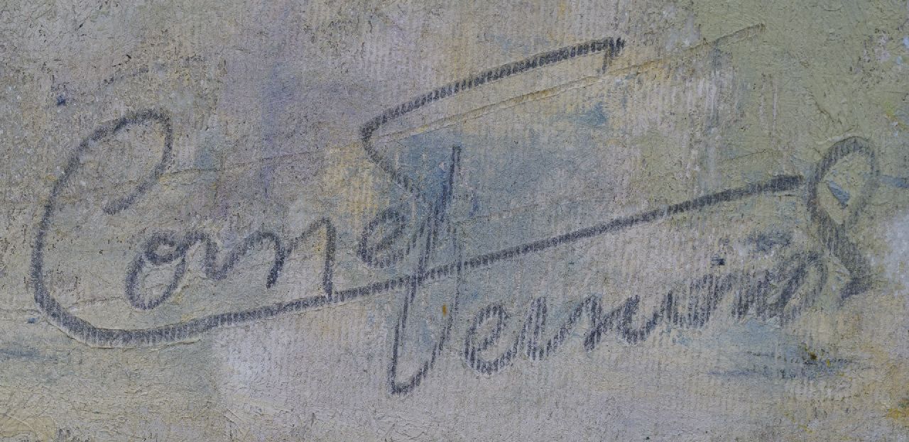 Fernand Cornet signaturen Jeux de boules, onder de scheve dennen, Carqueiranne