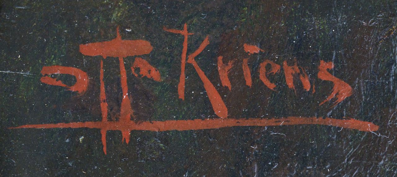 Otto Kriens signaturen Meisjeskopje
