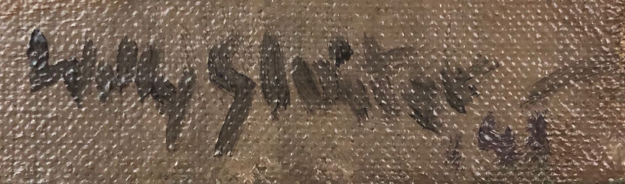Willy Sluiter signaturen Ezelrit op het strand