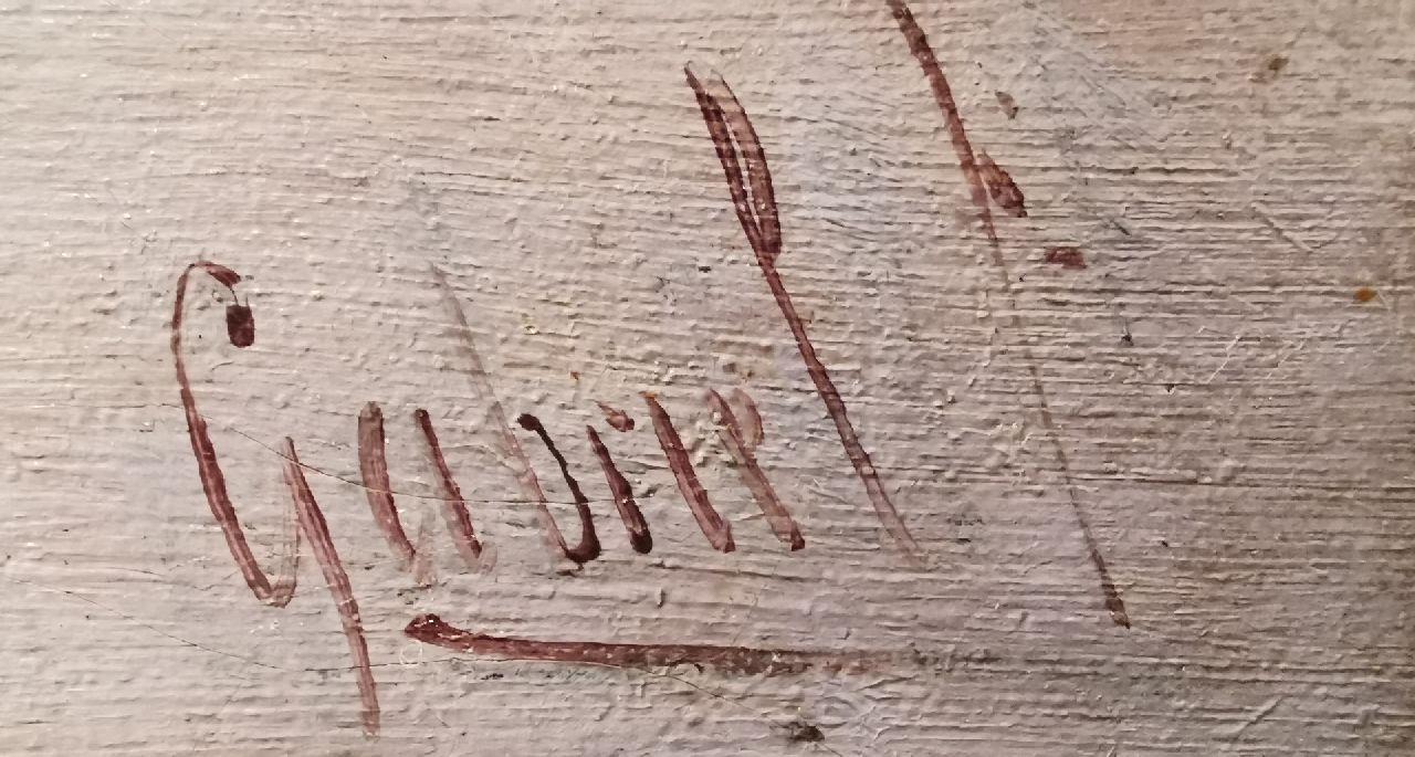 Constan Gabriel signaturen De eerste baars (vroege morgen)