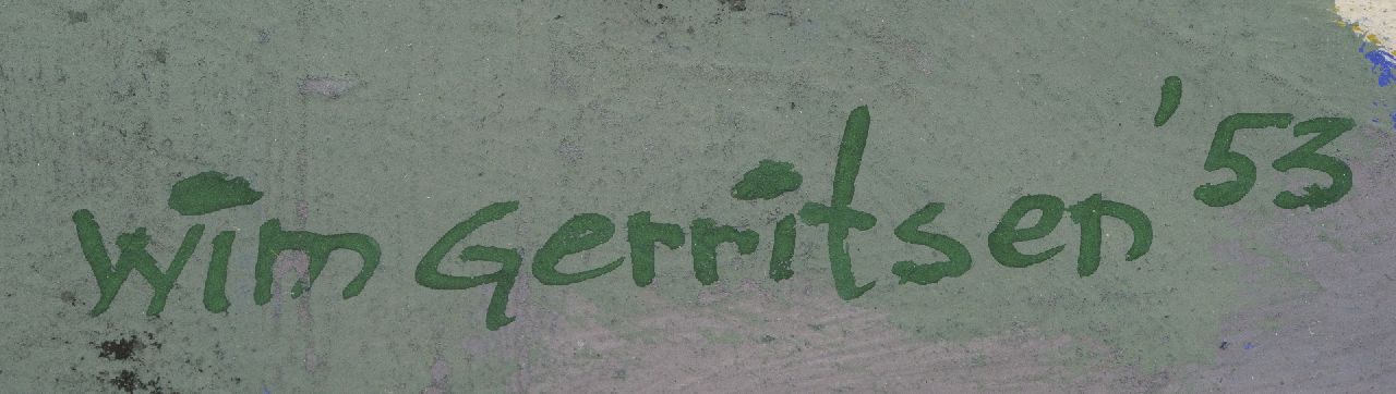 Wim Gerritsen signaturen Zonder titel