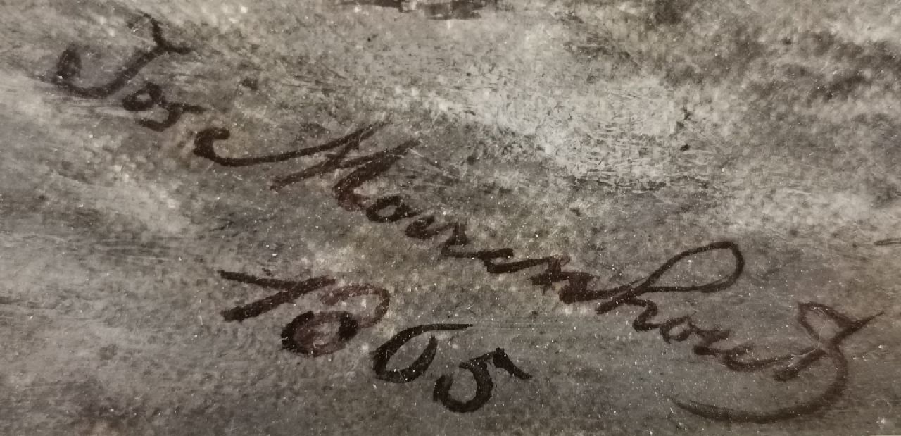 Joseph Moerenhout signaturen De valkenjacht
