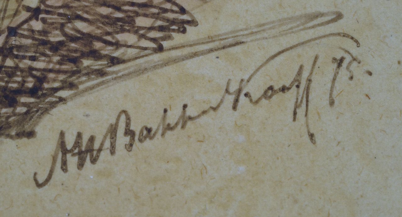 Alexander Hugo Bakker Korff signaturen Het glaasje port
