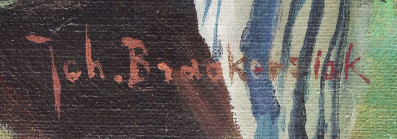 Johan Braakensiek signaturen De dans van klederdrachten