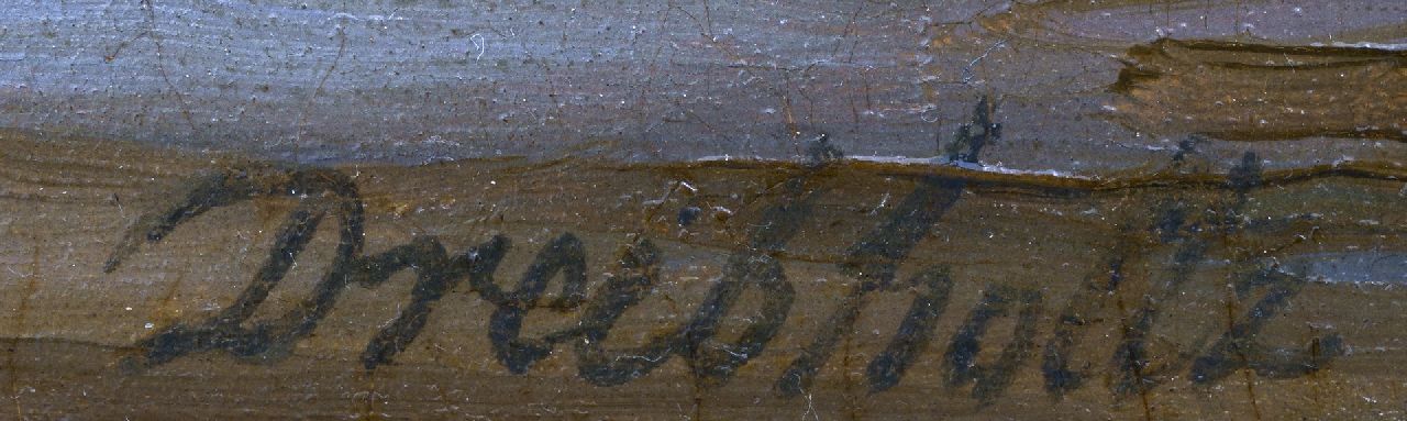 Christiaan Lodewijk Willem Dreibholtz signaturen Botter en tjalken langs de Zuiderzee