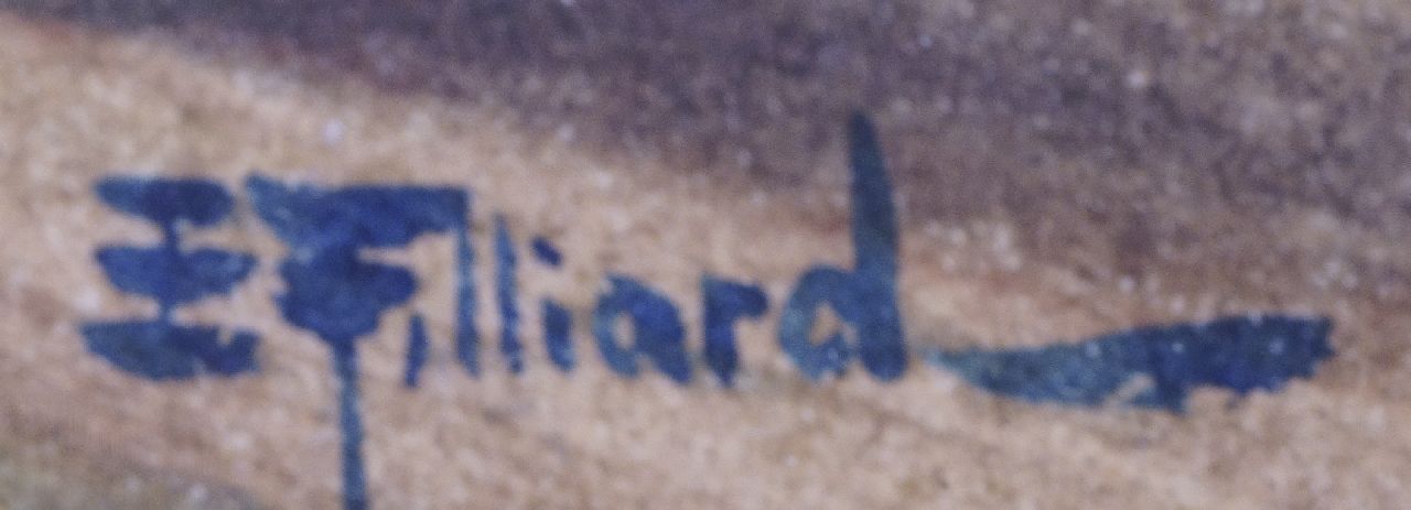 Ernest Filliard signaturen Stilleven met rozen