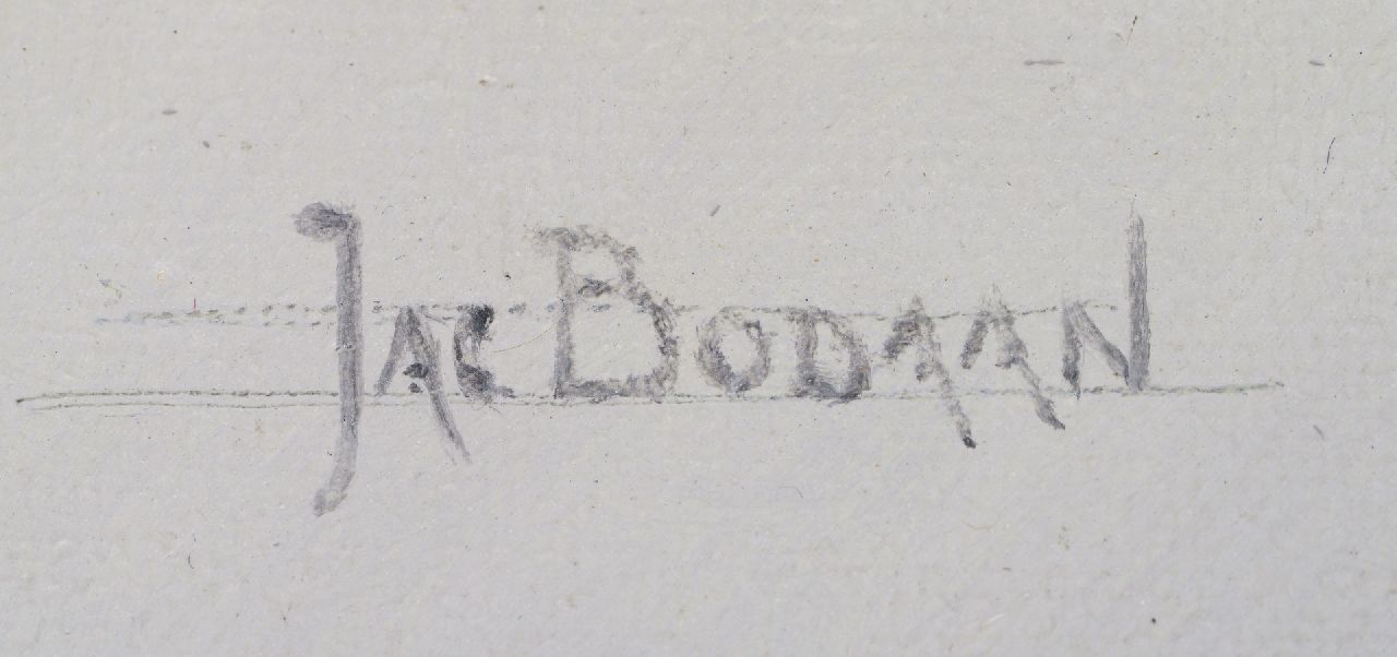 Johan Jacob Bodaan signaturen Twee mollen