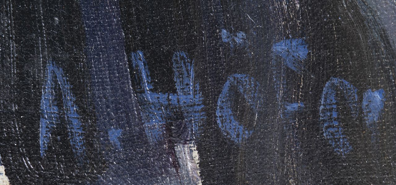 Adolf Höfer signaturen Zittend naakt