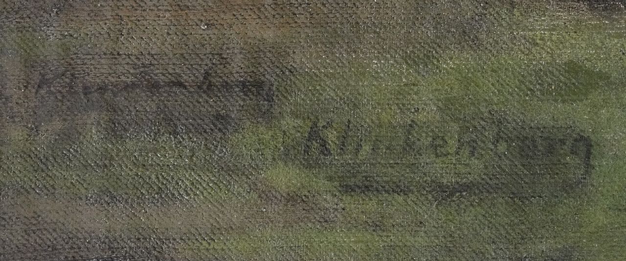 Karel Klinkenberg signaturen Het Heilige Geesthofje aan de Paviljoensgracht, Den Haag