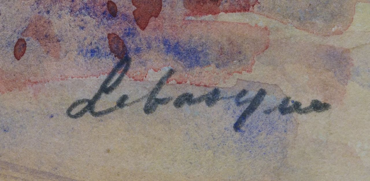 Henri Lebasque signaturen Op het terras