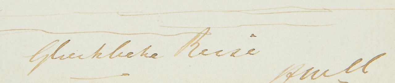 Hendrik Willem Mesdag signaturen Glückliche Reise