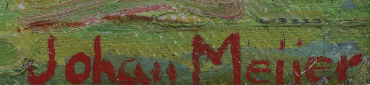 Johan Meijer signaturen Zonnig herfstbos