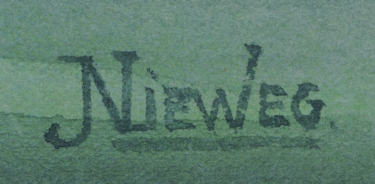 Jakob Nieweg signaturen Landhuis in de zomer