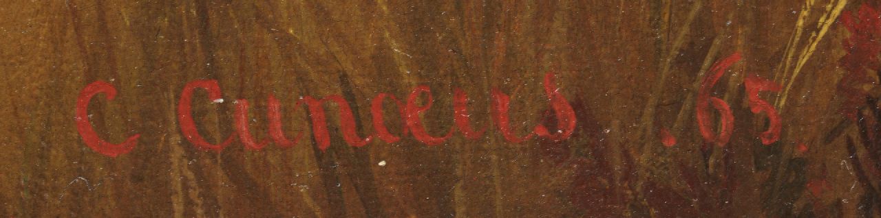Conradijn Cunaeus signaturen Drentse patrijshond op patrijzenjacht