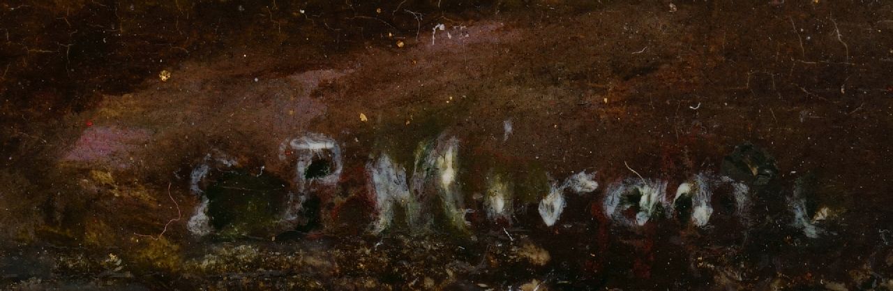 Everardus Mirani signaturen Panoramisch landschap met Haarlem en het Haarlemmermeer in de verte (alleen tezamen met 22136-winter)