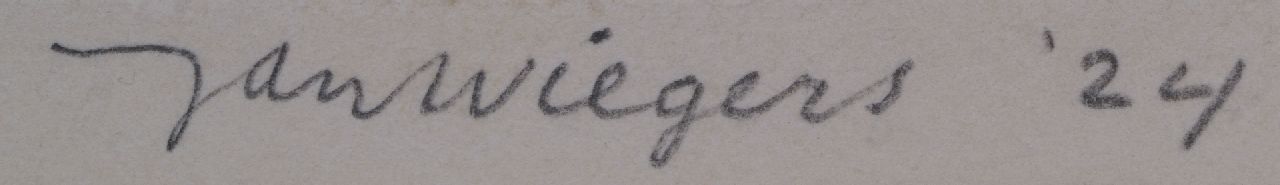 Jan Wiegers signaturen Cabaret