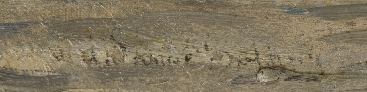 Julius Jacobus van de Sande Bakhuyzen signaturen Polderlandschap