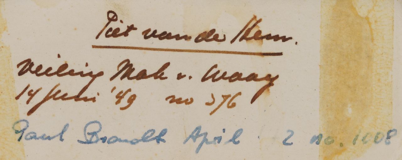Piet van der Hem signaturen De verleidsters (La Tentation de St. Antoine)