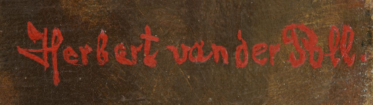 Herbert van der Poll signaturen Leeuwin met haar welpen