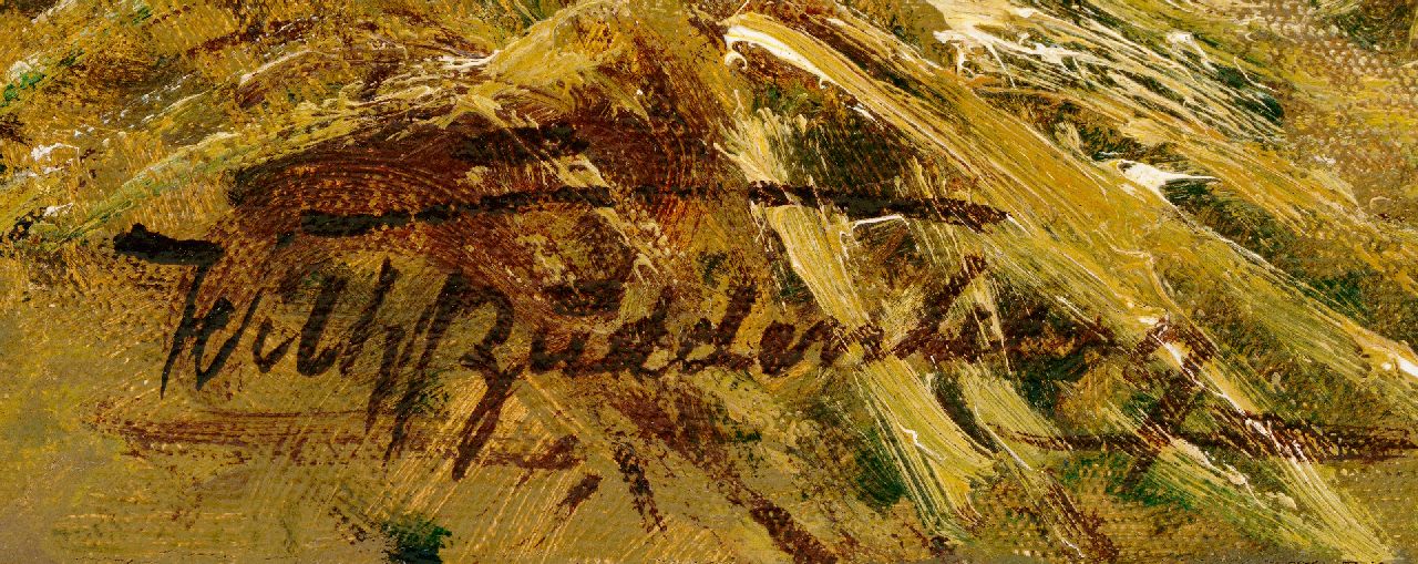 Wilhelm Buddenberg signaturen Korhoenders op de hei