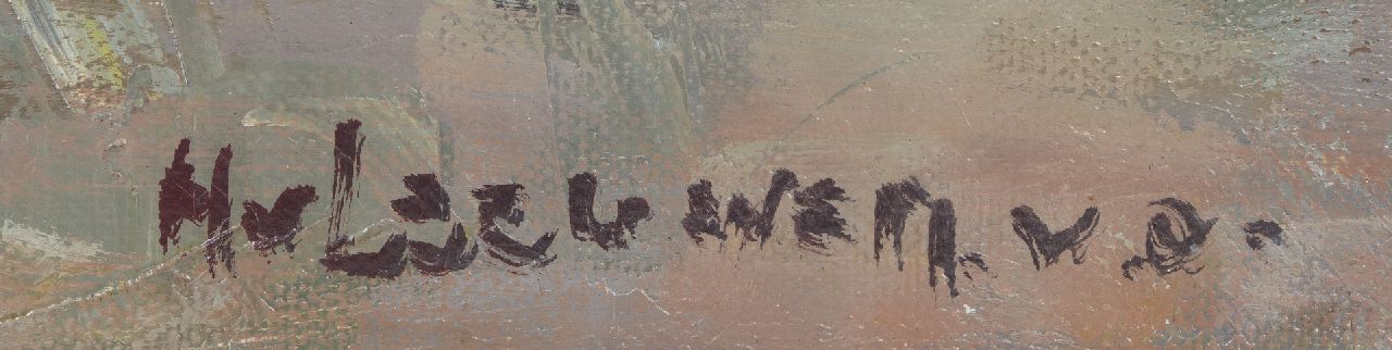 Henk van Leeuwen signaturen Pleintje in Toledo