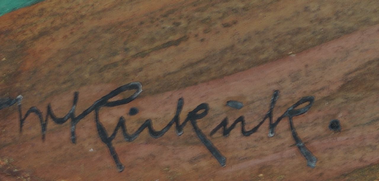 Willy Kukuk signaturen Berglandschap
