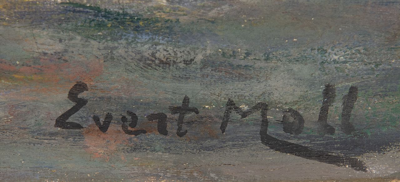 Evert Moll signaturen Bedrijvigheid in de haven