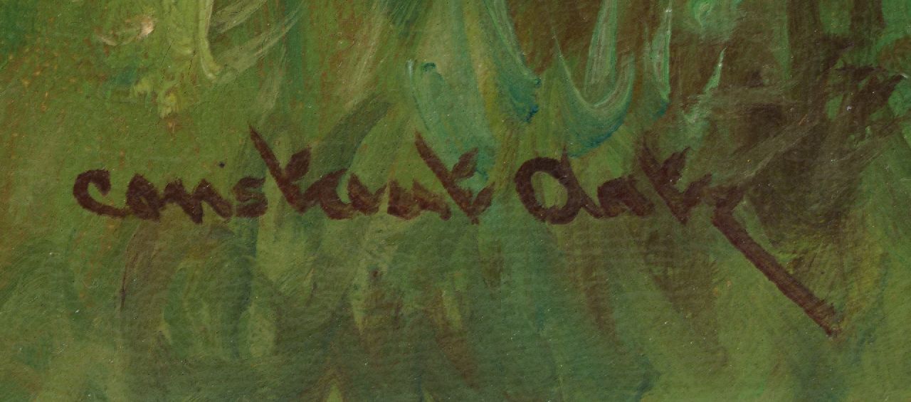 Constant Artz signaturen Eenden langs de waterkant