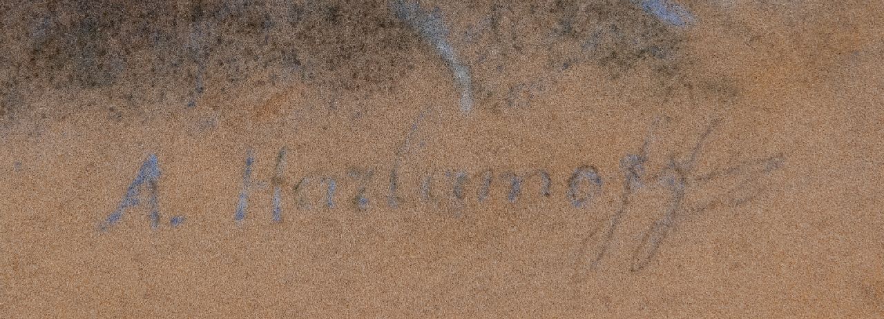 Alexei Alexeievich Harlamoff signaturen Portret van een vrouw