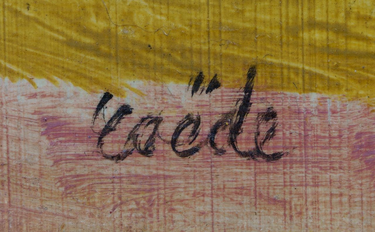 Jan Roëde signaturen Zonder titel