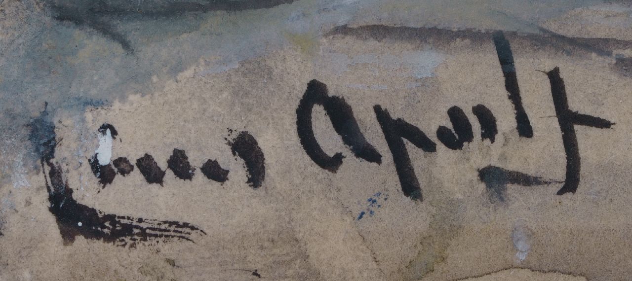 Louis Apol signaturen De Niagara watervallen