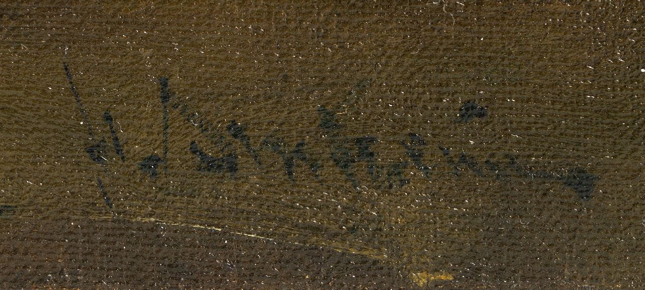 Floris Arntzenius signaturen Zinnia's in koperen vaas