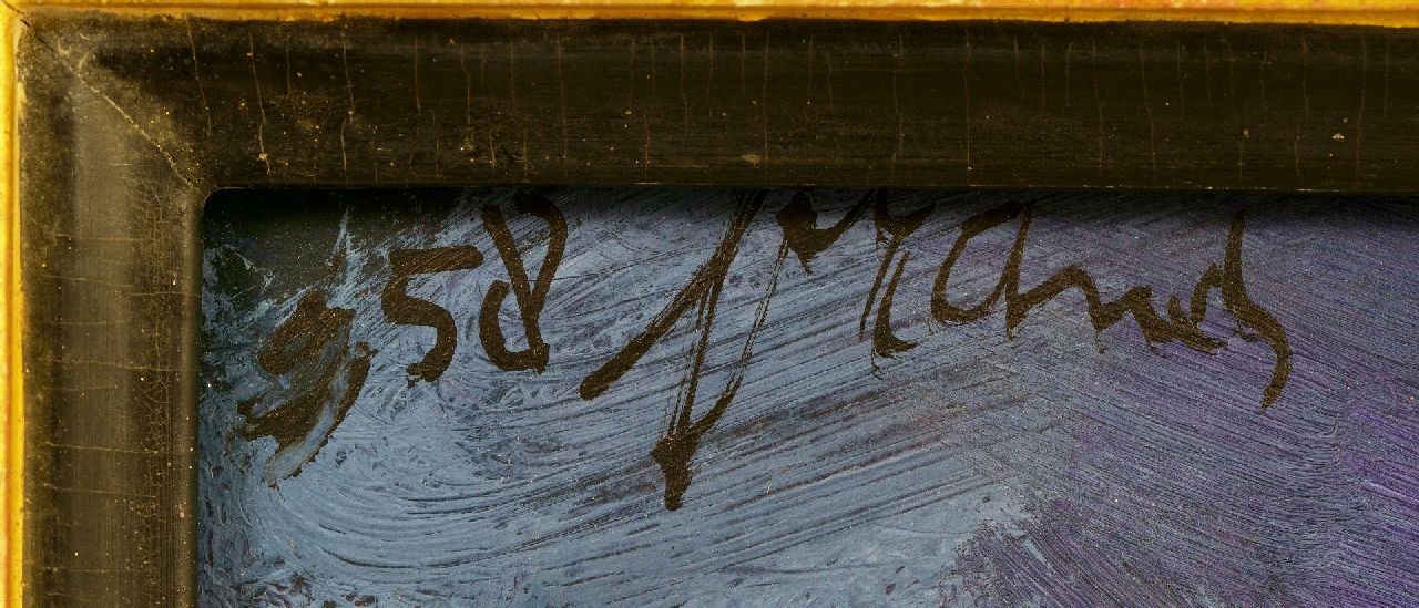 Eugène Brands signaturen Vliegende vis