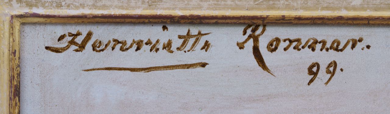 Henriette Ronner-Knip signaturen Studie van poes en kittens
