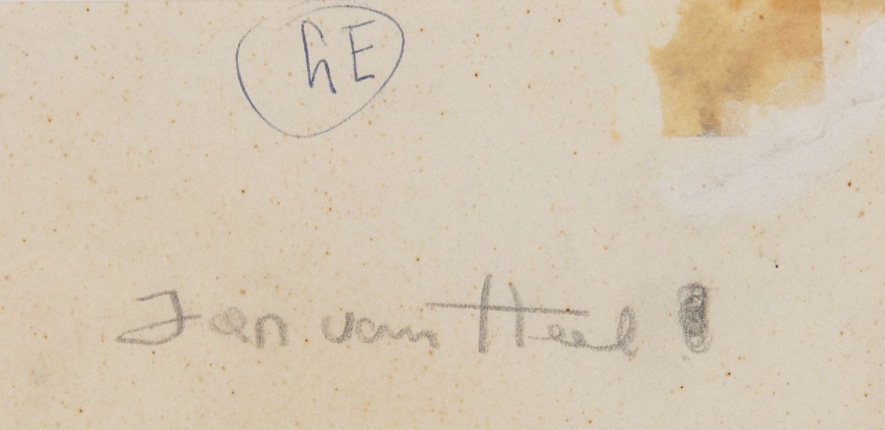 Jan van Heel signaturen Olielamp