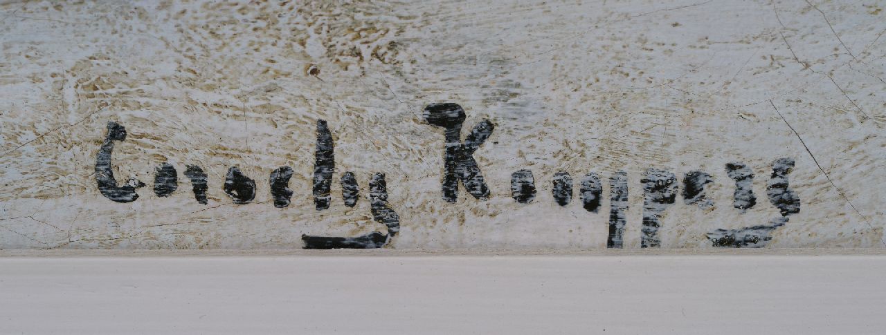 Cornelis Kuijpers signaturen Winteravond