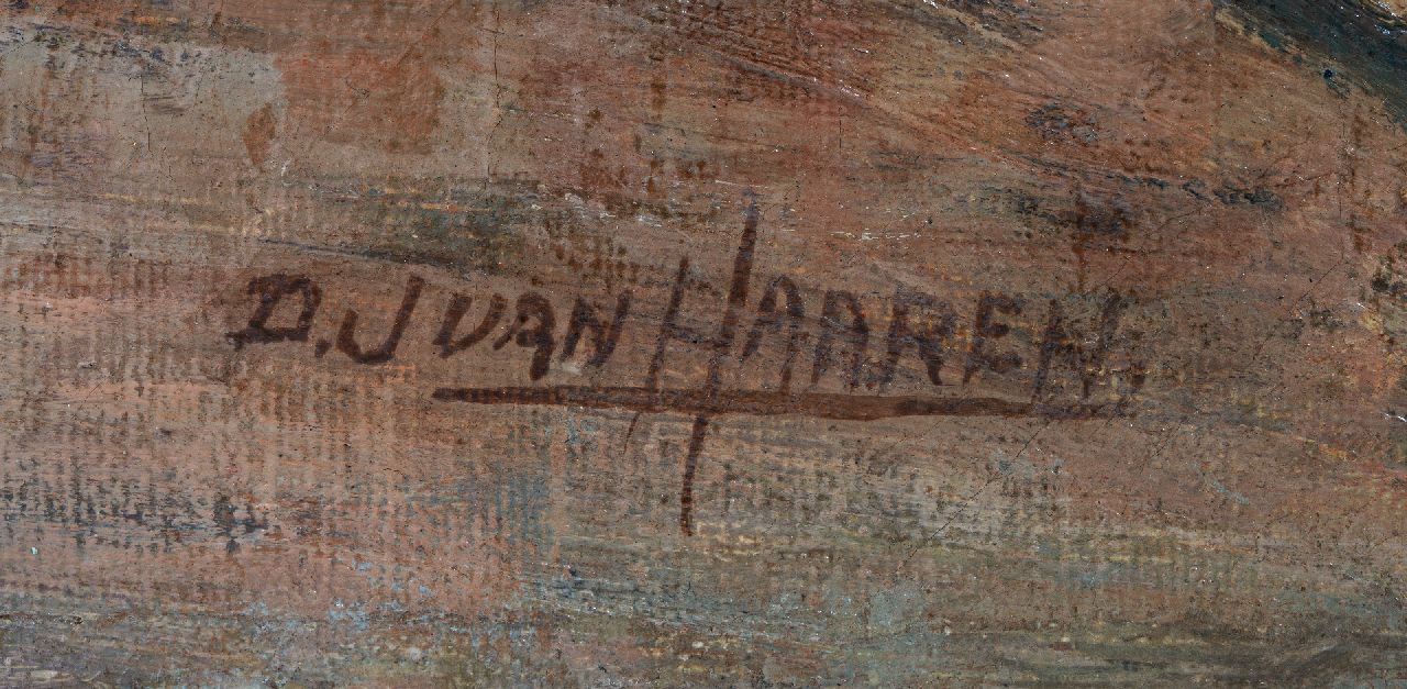 Dirk van Haaren signaturen Achter de Nieuwe Kerk, Amsterdam