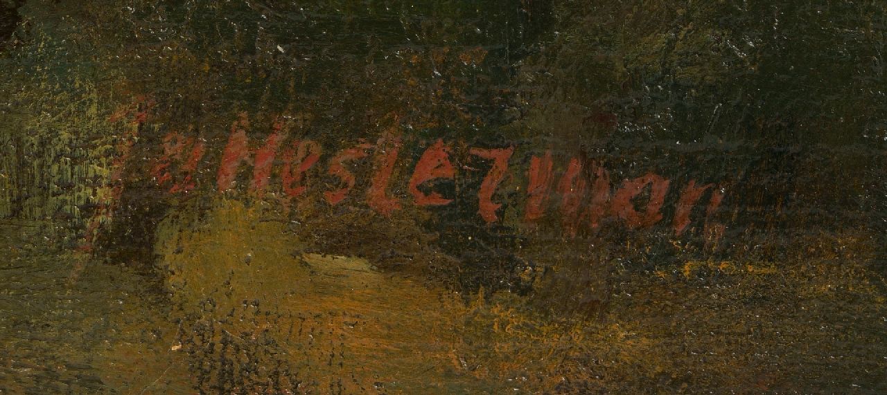 J.A. Hesterman signaturen Oude boerderij