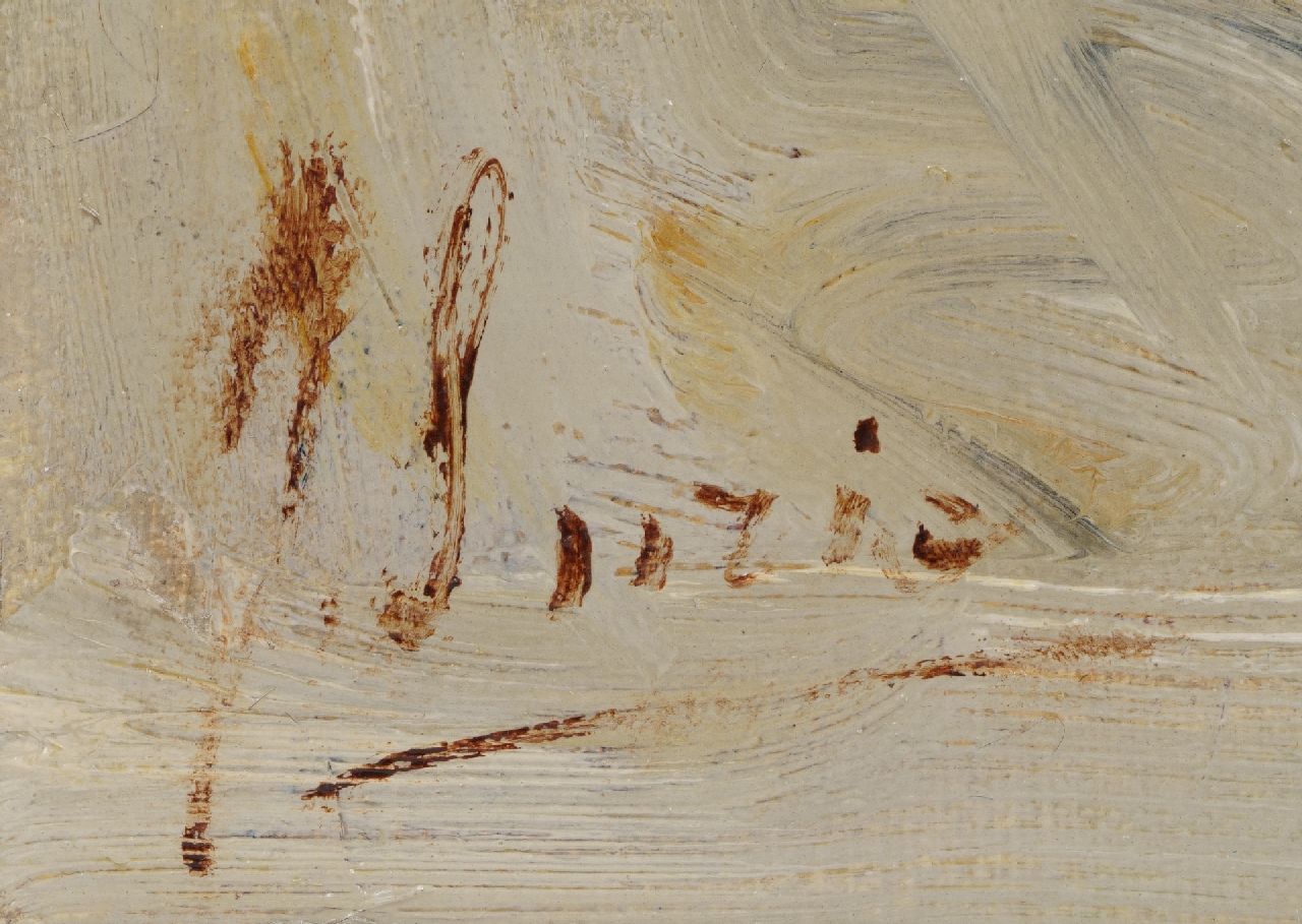 Coba Surie signaturen Flessen en schildersattributen op een tafel