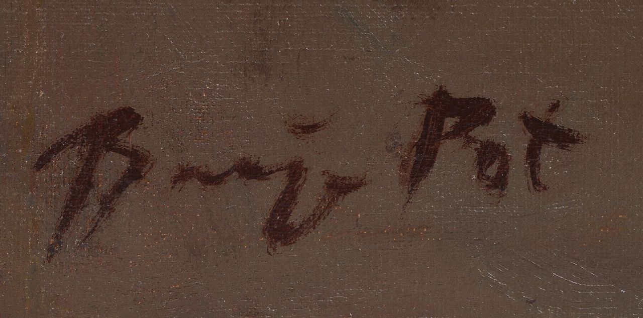 Basje Pot signaturen La belle au chapeau