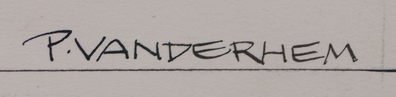 Piet van der Hem signaturen Zomerdrukte op het station